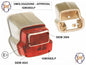CI1760-OR - FANALE POST SIEM VESPA 50 1°S C/GUARN