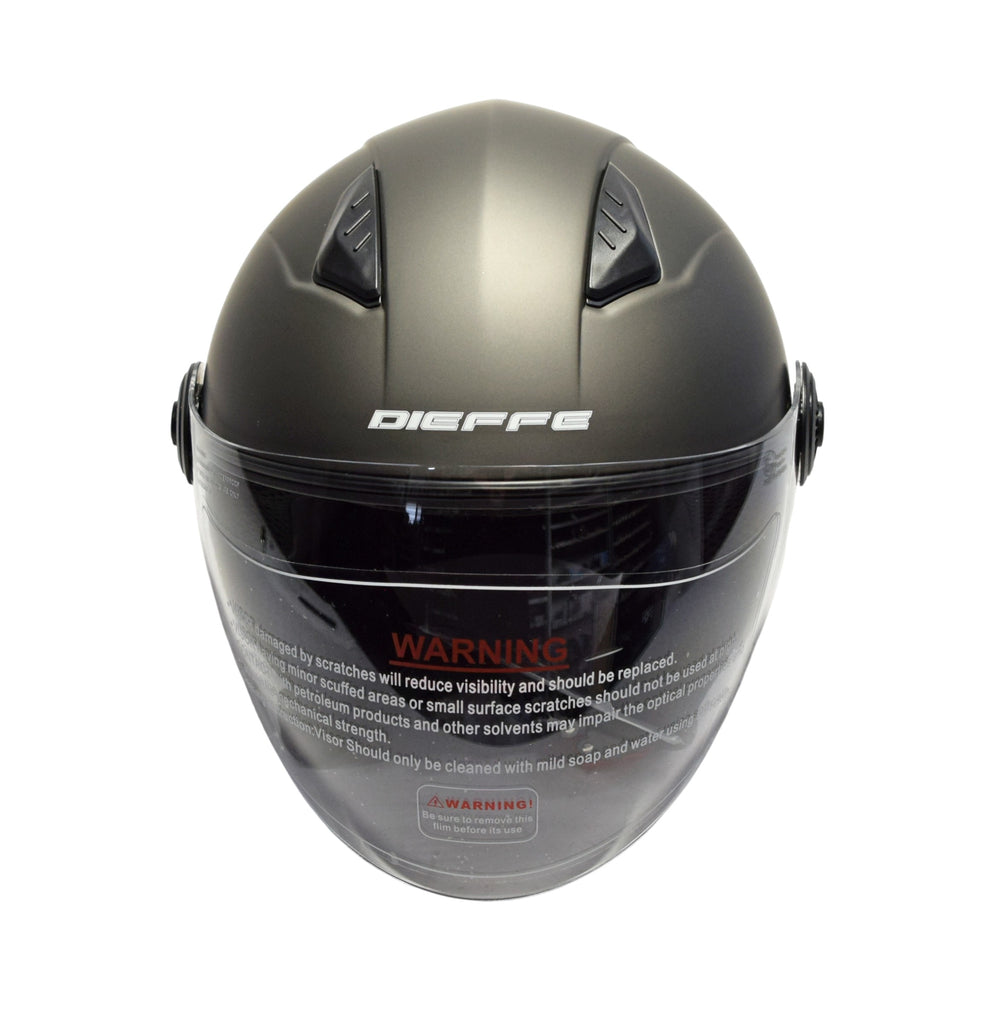 N4DF34MTXL - CASCO JET MATT TITANIUM TG.XL