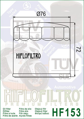 AHHF153 - FILTRO OLIO HF153 MONSTER 600 93-06