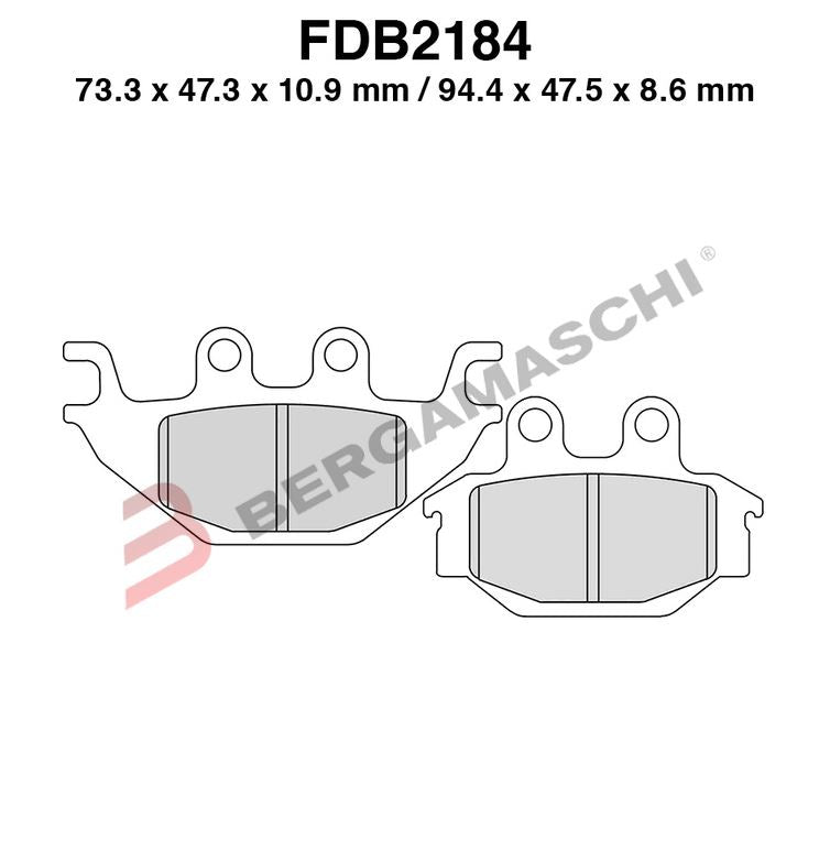 BGFDB2184SG - PASTIGLIE FERODO FDB2184SG