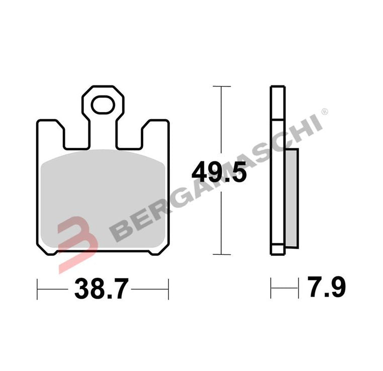 BG07SU26SA - SERIE PASTIGLIE 07SU26SA GSX-R1000 03-06