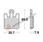 BG07SU26SA - SERIE PASTIGLIE 07SU26SA GSX-R1000 03-06