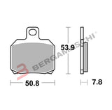 07004XS - SERIE PASTIGLIE FRENO ANTERIORI-POSTERIORI 07004XS BEVERLY 500