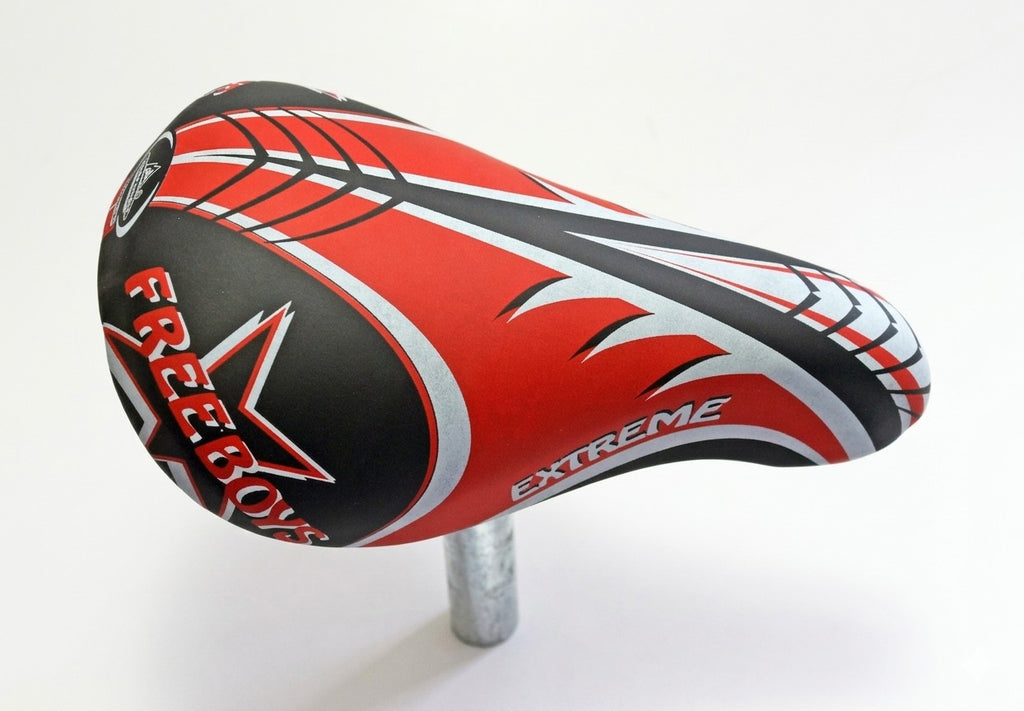 N1BA450FBROS - SELLA BICI BIMBO FREE BOYS ROSSA D.22
