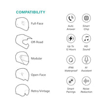 Carica l'immagine nel visualizzatore di Gallery, NA176059 - INTERFONO BLUETOOTH 'ALGEMEEN' 1 PEZZO