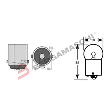 Carica l'immagine nel visualizzatore di Gallery, BGE034028 - SCATOLA 10 LAMPADINE 12V-5W BA15S