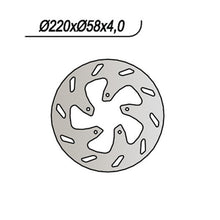 Carica l&#39;immagine nel visualizzatore di Gallery, SG659365 - DISCO FRENO NG PIAGGIO - GILERA - BETA -