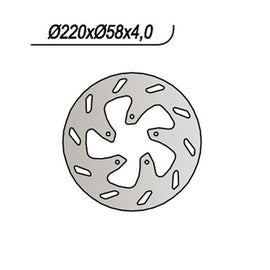 SG659365 - DISCO FRENO NG PIAGGIO - GILERA - BETA -