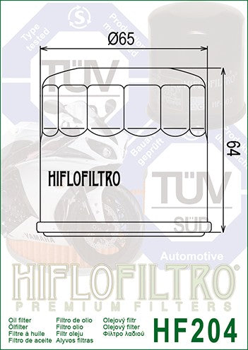 AHHF204 - FILTRO OLIO HF204 CBR RR 1000 24-25