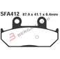 BGR1641200 - PASTIGLIE SFA SUZUKI BURGMAN 650 03-07 P