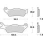 SG6562370 - SERIE PASTIGLIE SBS237HF SR MOTARD 50 2T