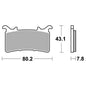 SG656985DS2 - SERIE PASTIGLIE SBS985DS-2 S1000RR 22-25