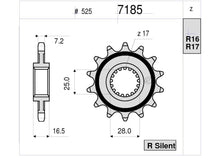 Carica l'immagine nel visualizzatore di Gallery, OG367185R16 - PIGNONE PROF. KTM 950 ADVENTURE