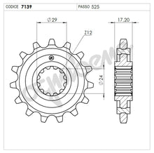 Carica l'immagine nel visualizzatore di Gallery, OG367139014 - PIGNONE PROF. HONDA 600 CBR 97