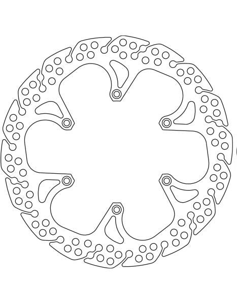 NFDF5040AW - DISCO FRENO ANT YZ-F 250 01-04