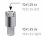 FR0343 - ADATTATORE SPECCHIO FILETTO 10X1,25 SX