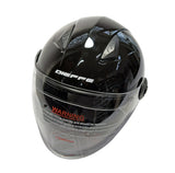 DF34SBM - CASCO JET SHINY BLACK TAGLIA M OMOLOGAZIONE ECE 22.06