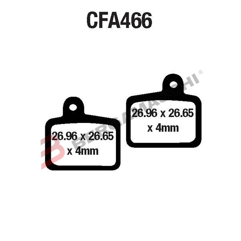 BGR4146600 - SERIE PASTIGLIE CFA466 MTB