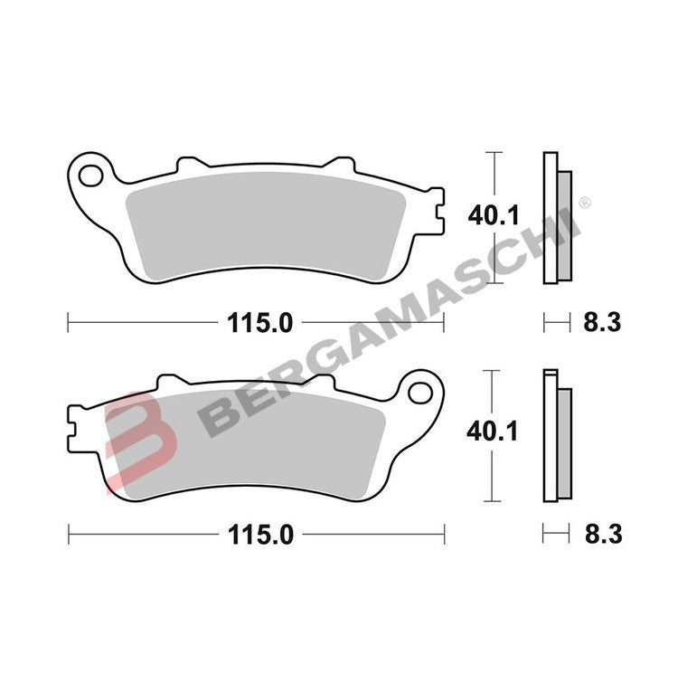 BG07HO43SP - SERIE PASTIGLIE 07HO4308 FORZA 250 00-04