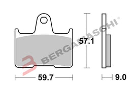 BG07SU25SP - SERIE PASTIGLIE 07SU25SP GSX-R 750 03-06