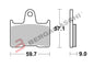 BG07SU25SP - SERIE PASTIGLIE 07SU25SP GSX-R 750 03-06