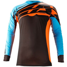 Carica l&#39;immagine nel visualizzatore di Gallery, MAGLIA MX X-GEAR BLU/ARANCIO L