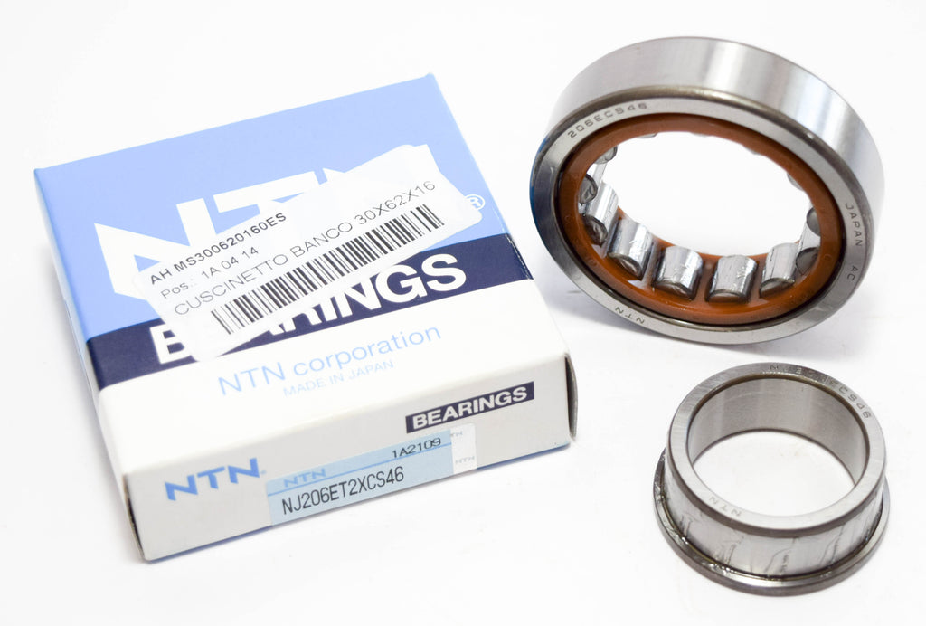 CUSCINETTO BANCO 30X62X16 NJ206-NTN