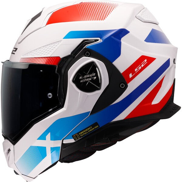 4U569012502M - CASCO FF901 ADVANT X NOVA WHITE/B/R TG.M