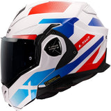 569012502M - CASCO MODULARE FF901 ADVANT X NOVA WHITE/BLUE/RED TAGLIA M