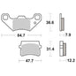 SG6568550 - SET PASTIGLIE FRENO SBS 855HF
