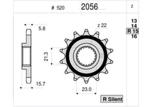 Carica l'immagine nel visualizzatore di Gallery, OG362056Z14 - PIGNONE Z14 PASSO 520 TT-R 600 97-02