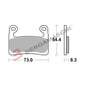 BG07GR90LA - SERIE PASTIGLIE 07GR90LA R 1250 GS 20-24