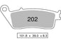 OG442P20203 - COPPIA PASTIGLIE FRENO NISSIN ST