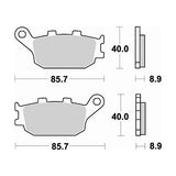 SERIE PASTIGLIE 742SM1 YZF R1/R6