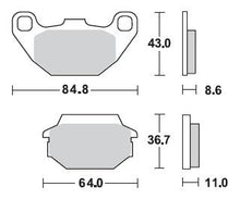 Carica l&#39;immagine nel visualizzatore di Gallery, SERIE PASTIGLIE BRAKING 869SM1