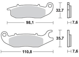 SERIE PASTIGLIE BRAKING 902SM1