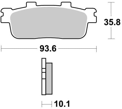 SERIE PASTIGLIE BRAKING 948SM1