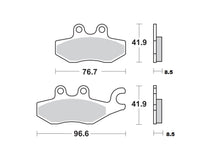 Carica l&#39;immagine nel visualizzatore di Gallery, SERIE PASTIGLIE BRAKING 953SM1