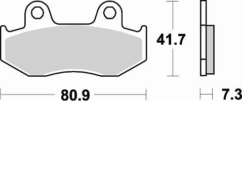 SERIE PASTIGLIE BRAKING P30667