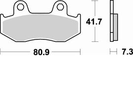 SERIE PASTIGLIE BRAKING P30667