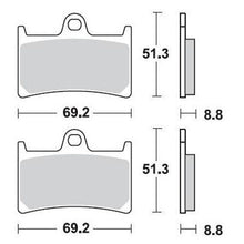 Carica l&#39;immagine nel visualizzatore di Gallery, SERIE PASTIGLIE BRAKING P30786