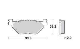 SERIE PASTIGLIE BRAKING P30868