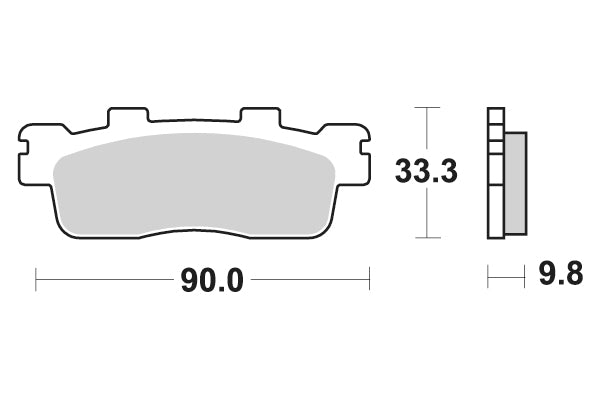 SERIE PASTIGLIE BRAKING P30945