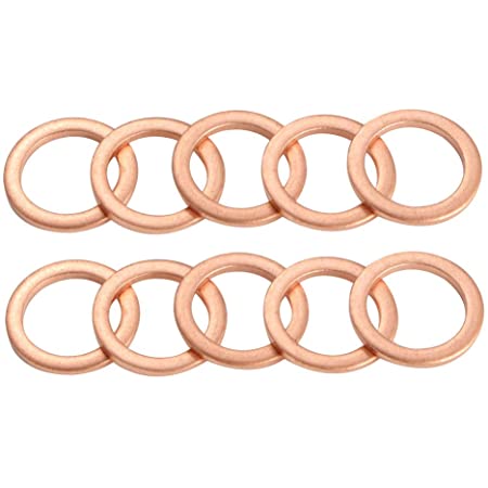 KIT 10 RONDELLE RACC.RAME 13,5H10,5H1 MM