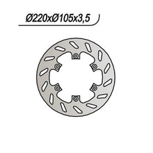 Carica l'immagine nel visualizzatore di Gallery, SG659310 - DISCO FRENO POST NG310 RR SM 125 18-20