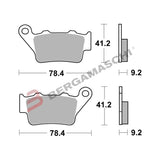 SERIE PASTIGLIE 07BB02SP XT660 R-X 04-16