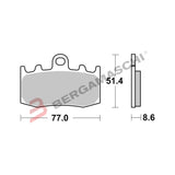 SERIE PASTIGLIE 07BB26SA R1200GS 04-14