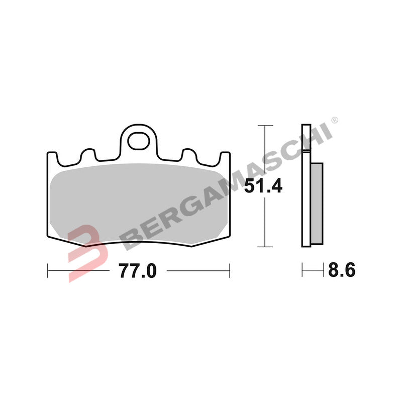 SERIE PASTIGLIE 07BB26SA R1200GS 04-14