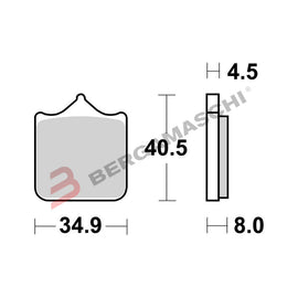 SERIE PASTIGLIE 07BB33SA TUONO1000 05-11