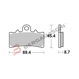 SERIE PASTIGLIE 07GR18SA DUKE 125 12-23